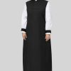 3-Stripe Black Women’s Clerical Chimere