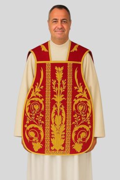Golden Embroidered Liturgical Chasuble