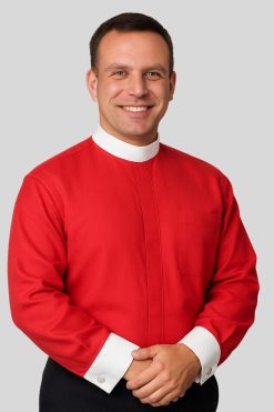 Holy Clergy's Full Collar Clergy Shirt with French Cuff