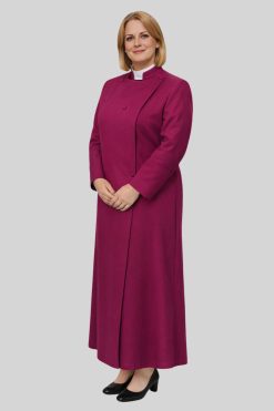 Graceful Red Purple Womens's Roman Cassock
