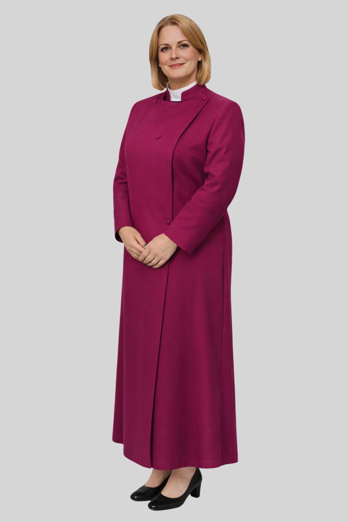 Graceful Red Purple Womens’s Anglican Cassock Graceful Red Purple Womens's Roman Cassock