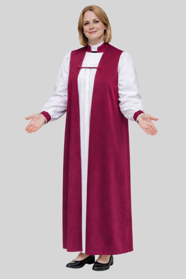 Graceful Red Purple Womens's Chimere