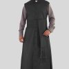 Black Sleeveless Clergy Robe for Ministers