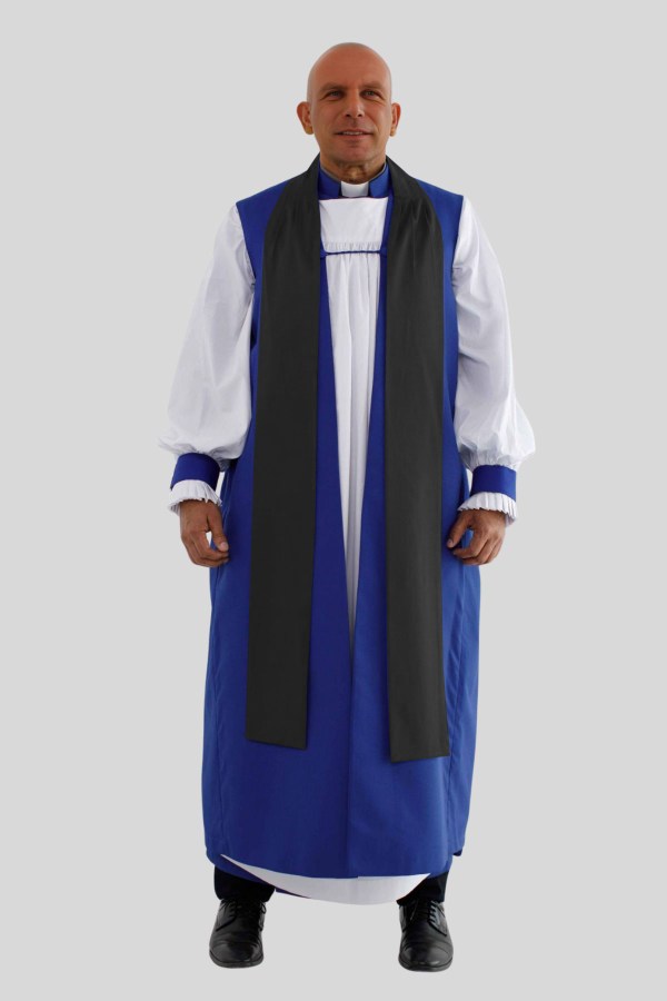 Royal Blue Clergy Chimere Vestment
