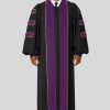 Golden Halo Black Pulpit Robe