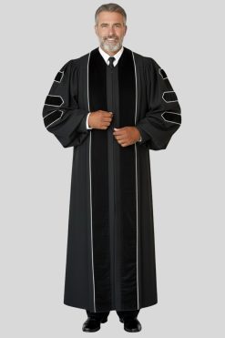 Men's Pax Black Pulpit Robe