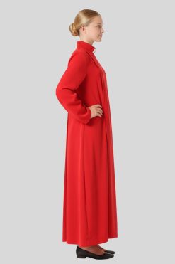 Red Anglican Cassock for Altar Server Girls