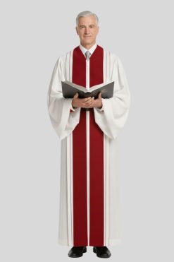 Redemption White Clergy Robe