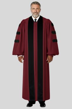 Regalia Burgundy Pulpit Robe