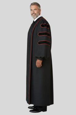 Vesper Black Pulpit Robe