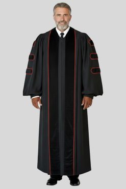 Vesper Black Pulpit Robe
