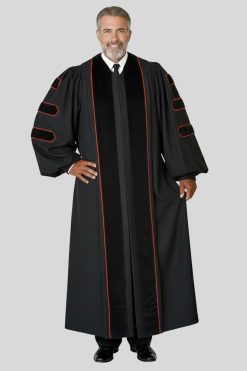 Vesper Black Pulpit Robe