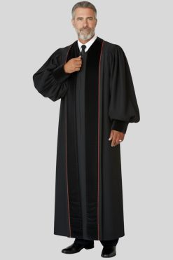Zion Black Pulpit Robe