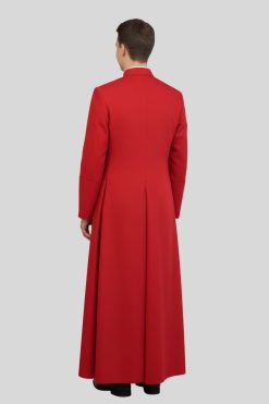 Red Adult Traditional Cassock for Church Services