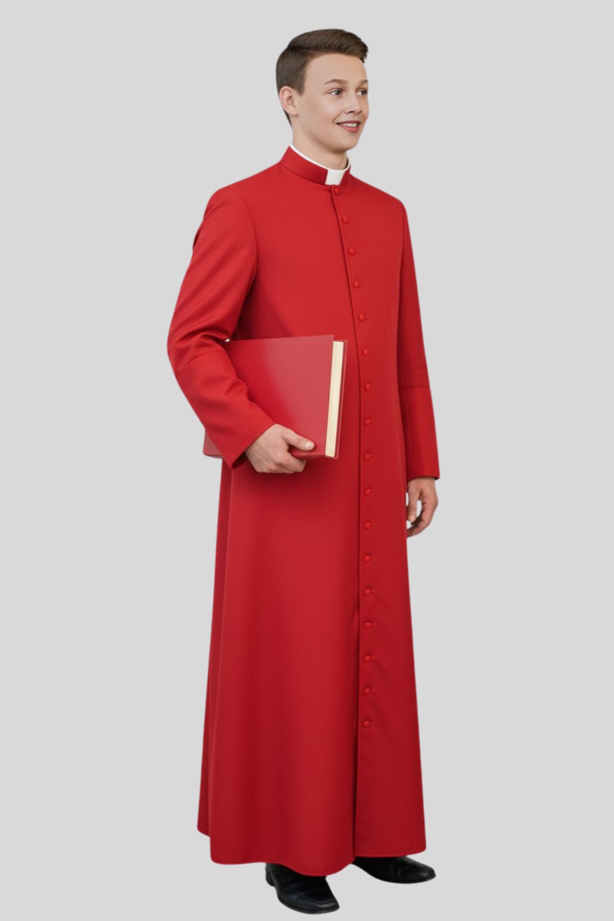 Red Adult Traditional Cassock for Church Services Red Adult Traditional Cassock for Church Services