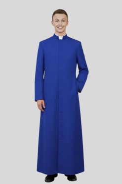 White Adult Altar Server Cassock for Liturgical Services