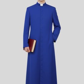 Royal Blue Adult Cassock for Religious Services
