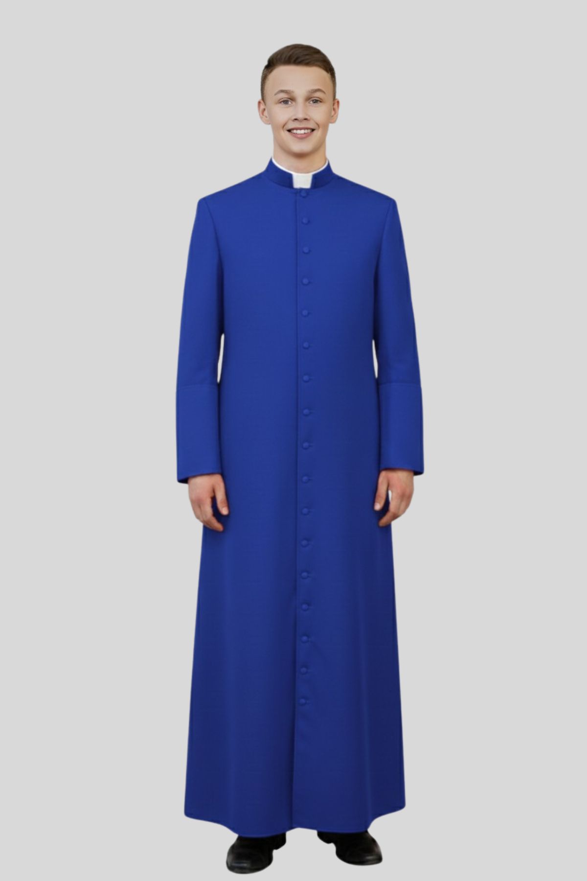 Royal Blue Adult Cassock for Religious Services (5) White Adult Altar Server Cassock for Liturgical Services