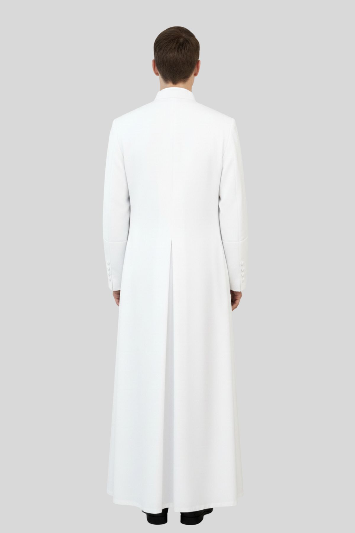 White Adult Altar Server Cassock for Liturgical Services (6) White Adult Altar Server Cassock for Liturgical Services
