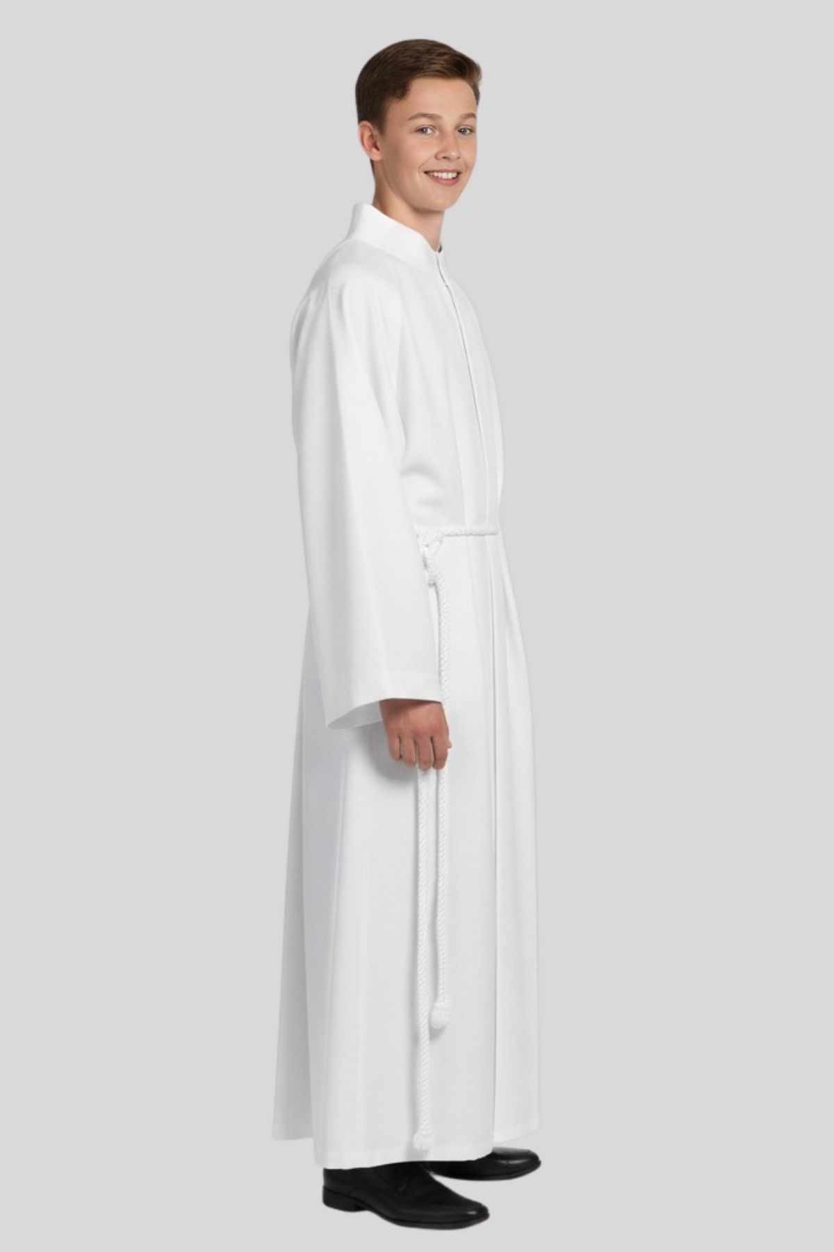 Youth Altar Server Alb White for Church Services (3) Youth Altar Server Alb White for Church Services