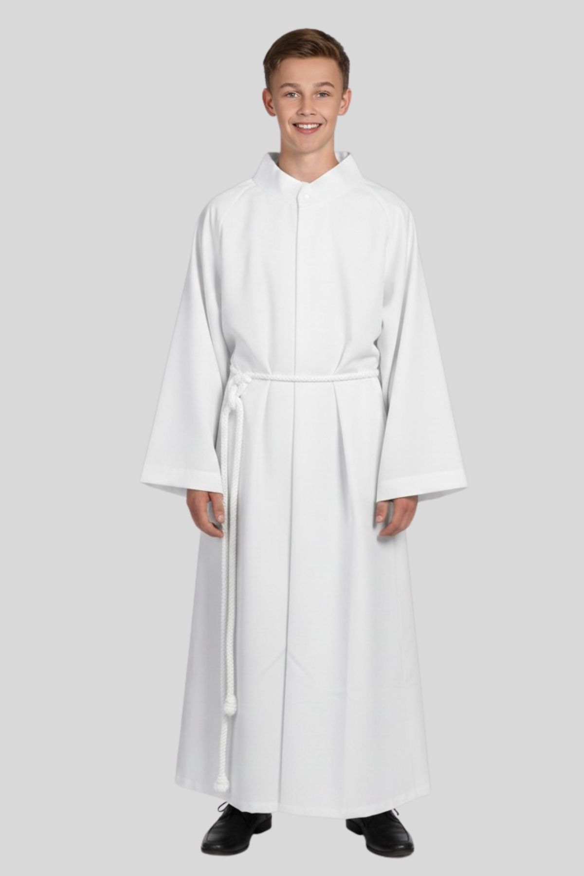 Youth Altar Server Alb White for Church Services (4) Youth Altar Server Alb White for Church Services