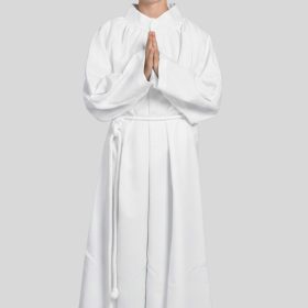 Youth Altar Server Alb White for Church Services