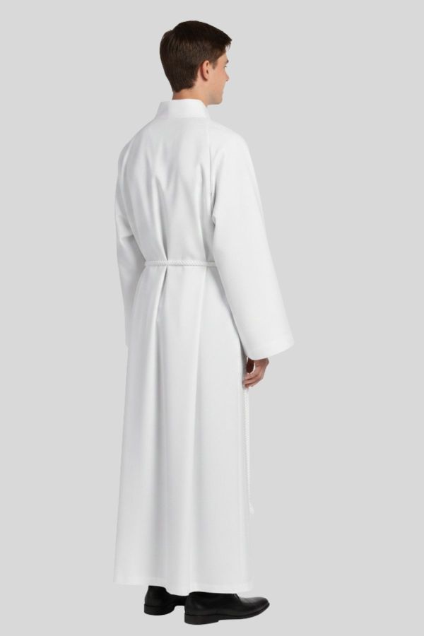 Youth Altar Server Alb White for Church Services