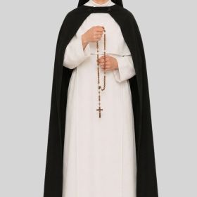 Devout Dominican Nun Habit with Veil and Scapular