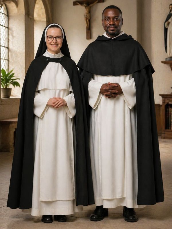 Dominican monk and nun