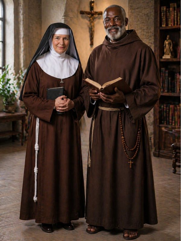 Franciscan nun & monk