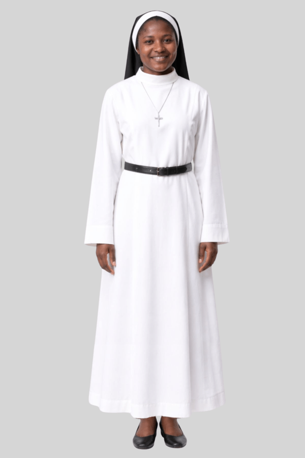 Handmade White Religious Habit for Sisters