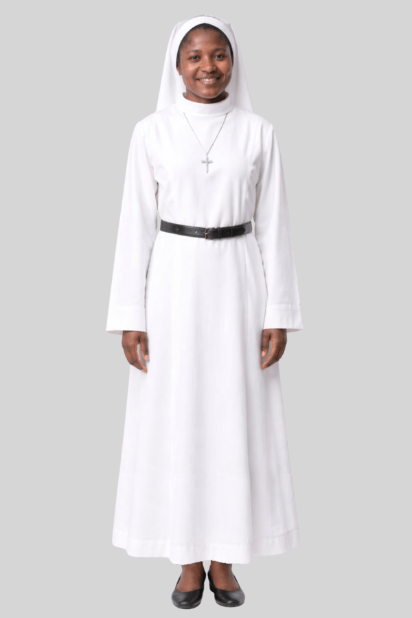 Handmade White Religious Habit for Sisters