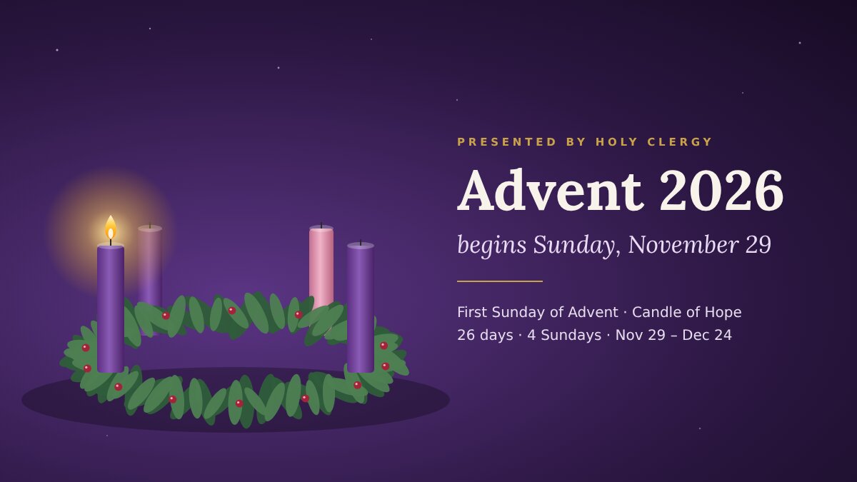 When Is Advent 2026? First Sunday of Advent Guide