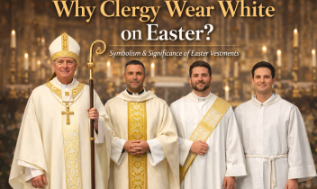 why clergy wear white on Easter