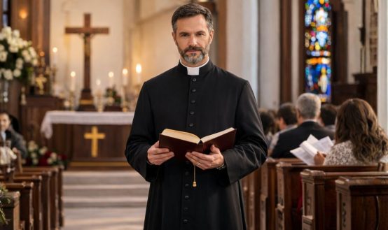 preaching clergy robe